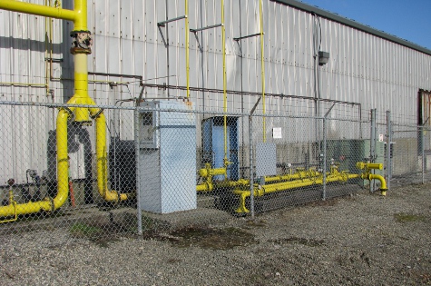 image of pipes and Port Mann Landfill